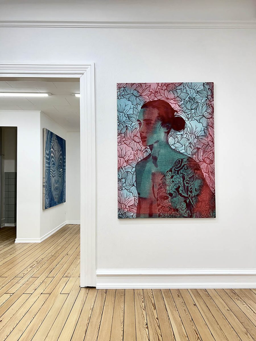 At gallery Fusion, Denmark