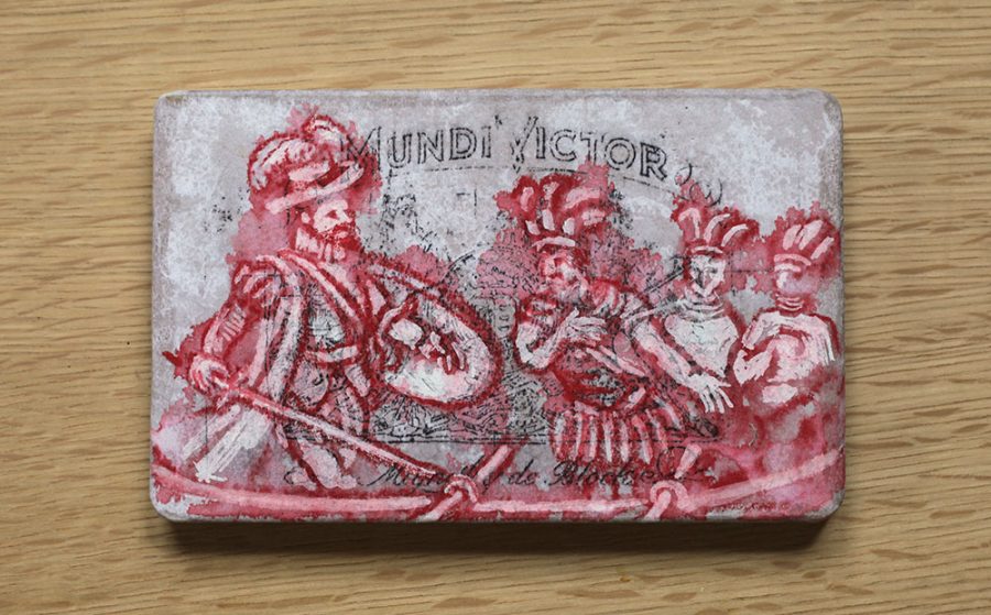 Mundi Victor 11    |    10,7 x 17 x 1,7 cm     |    available at Gallery Nasty Alice